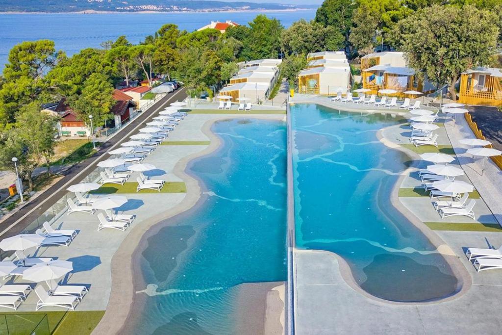 Sea House Pool & Jacuzzi - Privilege Point Camping & Villas Selce Kültér fotó